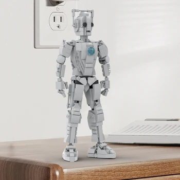 Робот-Киберчеловек, Виртуално роботизированное същество, космически Киборги, строителен комплект от 536 предмети, играчки, костюми за празнични подаръци