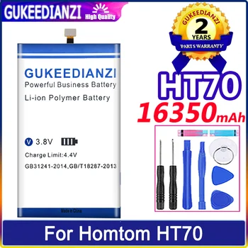 GUKEEDIANZI 100% Нова батерия за Homtom HT70 16350 ма за смартфон HOMTOM HT70 Batteria + Номер на песен