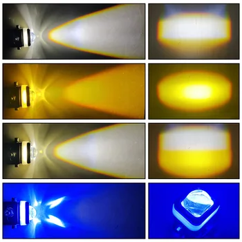 Подобрете видимостта с помощта на мини-обектив лазерен проектор Bi-LED за led фарове на автомобил, мотоциклет