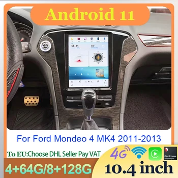 Android Auto Автомагнитола Централна LCD сензорен екран на Главното устройство Мултимедиен плейър Carplay За Ford Mondeo 4 MK4 2011-2013