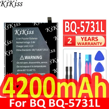 Мощна батерия KiKiss капацитет 4200 mah BQ5731L за батерии на мобилни телефони BQ BQ-5731L