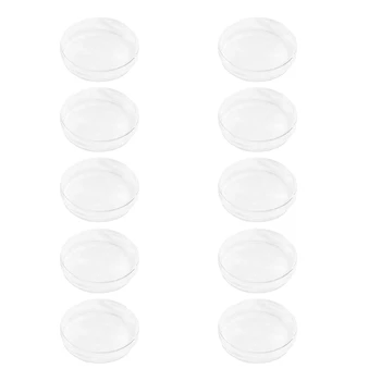 40 бр 60 мм x 15 мм стерилизирани чашки на Петри от полистирол с прозрачни капаци