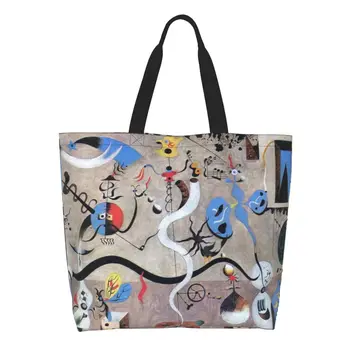 Скъпа чанта за пазаруване в стила на Абстрактното изкуство, Жоан Миро, Многократно Сюрреализъм, Холщовая чанта за пазаруване