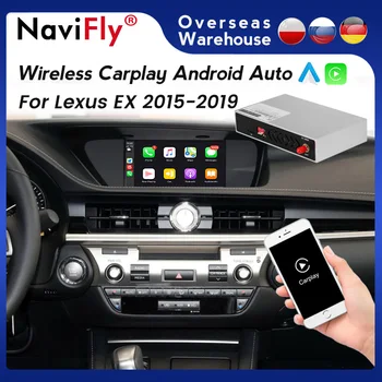 Navify Безжичен Android Авто Apple CarPlay Декодер Кутия За Lexus ES 2015 2016 2017-2021 Автомобилен Мултимедиен Поддръжка на wifi-Рефлексен Линк