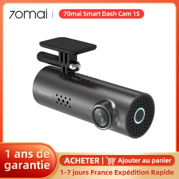 70mai Автомобилен Видеорекордер 1S ПРИЛОЖЕНИЕ на Английски Гласово Управление 70mai 1S D06 1080P HD Нощно Виждане 70mai 1S Видеорекордер WiFi 70mai Dash Cam