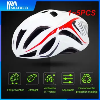 1-5 бр. Ultralight аэробезопасный червен Велосипеден шлем за пътят на велосипедни каски за Мъже и жени, състезателни МТВ Велосипед, спортен шлем Casco