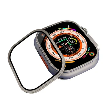 Защитно фолио за дисплея на Apple Watch Ultra 49 мм, метална броня, защита от надраскване, iWatch Серията Ultra на 49 мм, Аксесоари