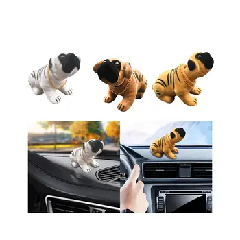 Украса за Кучета на арматурното табло на автомобила с Кивающей Главата Украса за Кучета за кола
