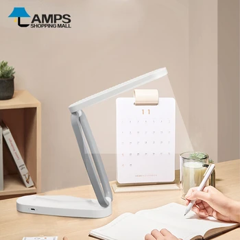 Светодиодна Настолна Лампа за Защита на очите, Творчески USB Ярък Безстепенно Затемняющий Лампа за Спални, Нощна Лампа за Четене, Настолна Лампа