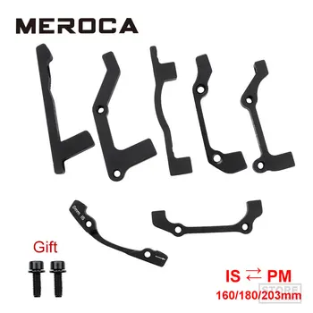 MEROCA МТБ дисков спирачен диск PM/IS адаптер 160/180/203 мм IS/PM от алуминиева сплав, адаптер за превоз, аксесоар за велосипед