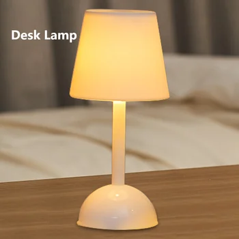 Светодиодна настолна лампа Пластмасови Декоративни нощни лампи с кнопочным ключа на батерии Украшение Здрав за украса домашна среда