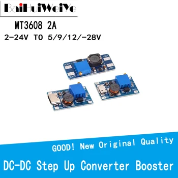 MT3608 DC-DC в повишаващ преобразувател Booster Модул захранване Повышающая Такса Boost Изход TYPE-C/Micro USB 2A 28V Max
