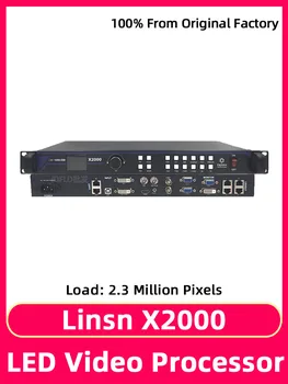 Пълноцветен led лампа LINSN-X2000 Tela, Видим процес на Системата за управление, равнопоставеност и недопускане на място