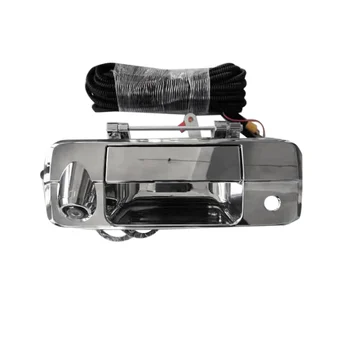 Хромирана дръжка на задната врата Помощна рамка камера за задно виждане Резервно помещение 69090-0C051 за Toyota Tundra 07-13 Tacoma 2016-2018