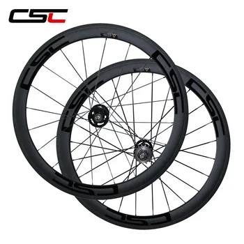 Карбоновые велосипедни колела CSC 23 мм и ширина 50 мм, карбоновая дължината на пара