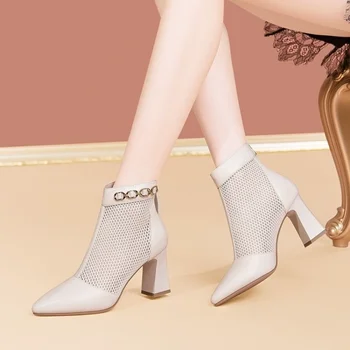 BCEBYL/ Нови Модни Сандали и обувки; Дамски Летни Окото Дишащи обувки На висок Ток; Готините обувки; Дамски обувки; Chaussure Femme