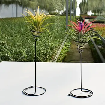 Поставка за цветя Навити дизайн, Iron арт, въздушна поставка за ананаси, поставка за зелени растения, декорация за дома