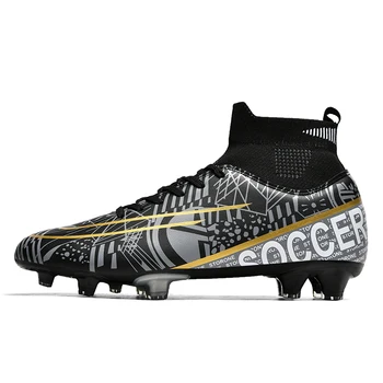 Професионални футболни обувки на Кристиано Роналдо, мъжки и дамски имат противоплъзгаща се outdoor обувки за футболни тренировки на пет души, футболни обувки B
