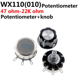 5 комплекта WX110 с дръжка WX010 + Потенциометър с ръчно от с дръжка 100R 470R 1k 2,2 k 3,3 k 4,7 K 5,6 k 6,8 k 10k 22k