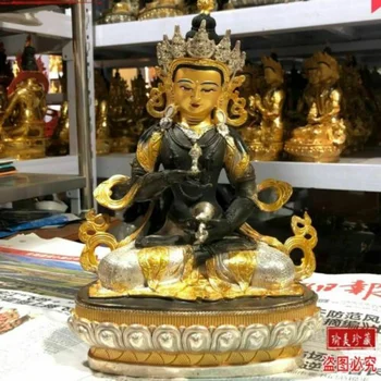12 См 30 см Истинска бронзова статуя на Буда Шакямуни Будамеры Ваджры Ваджрасаттвы