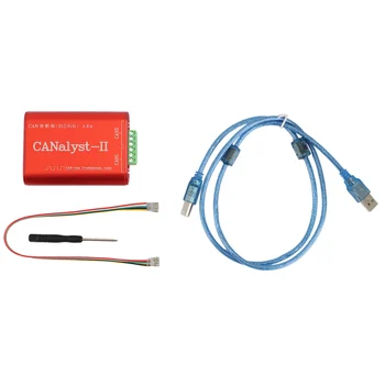 CAN Анализатор CANalyst-II USB to CAN Анализатор Адаптер преобразувател на CAN-шина, който е съвместим с ZLG USB to CAN