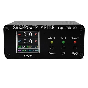 120 W 1,8 Mhz-50 Mhz Цифрова електромера постоянна вълна КСВ FM AM SSB КСВ Мощност Ваттметр Функция на алармата