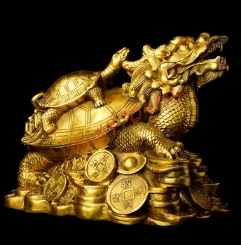 Чиста Мед изгодно съкровище, Осем Диаграми, Орнаменти във формата на дракони, костенурки, Изискани бутикови декорации, Скулптури за домашен декор