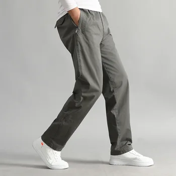 2023 Мъжки Ежедневни панталони Пролет Лято Обикновена Преките бизнес панталони са Модерни Ежедневни панталони пълна дължина Директни Панталони