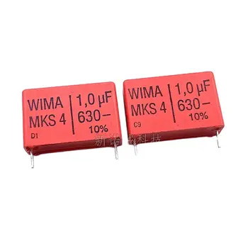 10 бр./WIMA 630V 105 1 icf 630V 1,0 icf MKS4 разстояние между крака 27,5 мм кондензатор