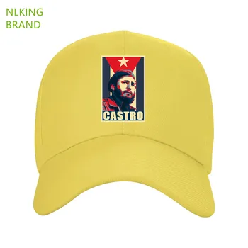 Шапки, бейзболни шапки за мъже, жени, деца, политически промоционални плакати с изображението на лидера на Кубинската революция и комунистически Фидел Разпродажба