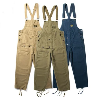 Тъмно-син анцуг, Мъжки работни панталони-карго, Молескиновый гащеризон за двойки, Свободни панталони за инструменти
