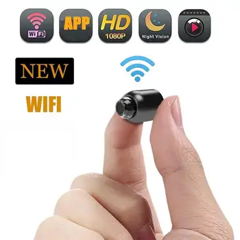 1080P Безжична WiFi, Мини-Камера следи бебето Сигурност и безопасност В Закрито Видеонаблюдение Камера за Нощно Виждане IP Cam Аудио Умен Дом