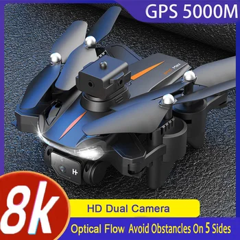 Безпилотни летателни апарати P11S 8K С камера С двойна EUS Anti Shake 5G WIFI Професионална снимка от въздуха на Самолет с оптично потока на 360 ° За предотвратяване на препятствия
