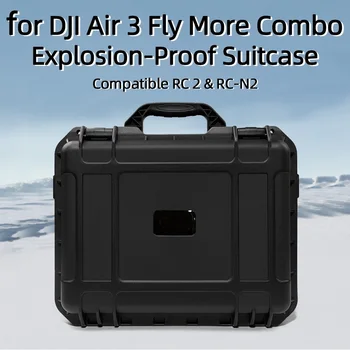 Взрывозащищенная кутия за DJI AIR 3 за водоустойчиви съхранение, Преносима чанта в твърда обвивка, чанта през рамо, съпътстваща чанта, калъф за носене, чанта