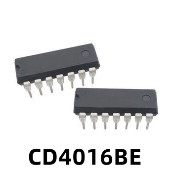 1бр Нов Оригинален CD4016 CD4016BE Вграден DIP-14 логически чип двупосочни полеви транзистор
