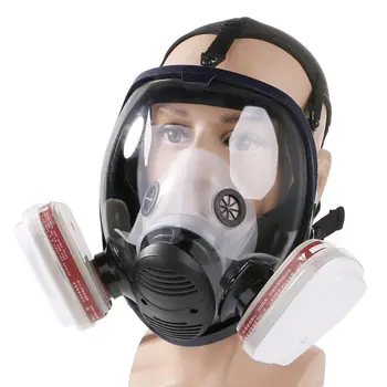 Лицева дихателна маска Полнолицевая Противогазная маска За боядисване на Chemica