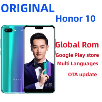 Глобалната версия на Нов Оригинален смартфон Honor 10 Android COL-L29 4G LTE 8.1 Kirin 970 5.84