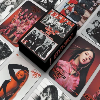 Kpop Албум GIDLE INEVER DIE Lomo Cards (G) I-DLE Girls I Burn Фотокарточка Minnie Картичка на Феновете Подарък 54 бр./компл.