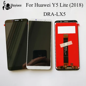 5,45 инча за Y5 Lite 2018 Пълен LCD сензорен дисплей, Дигитайзер в събирането на Huawei Y5 Lite (2018) DRA-LX5 100% Тествана