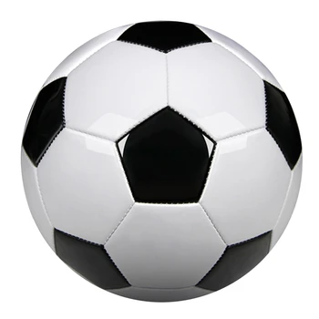 Размер на 5 Професионални спортни и футболни топки от изкуствена кожа, черни, бели, футболни топки, топки за тренировка на отбора за запушване на голове